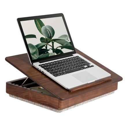 Rossie Home Acacia Wood Easel Lap Desk with Storage, Java