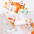 thumbnail image 6 of Fall Tablecloth, Pumpkin Thanksgiving Table Cloth, Mushrooms Fence Decorative Tablecloths, Red Orange Waterproof Table Cover for Autumn Harvest Party Picnic Dinner, 60 in x 84 in, Rectangle, 6 of 6