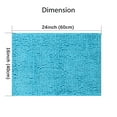 2/1PCS Chenille Bath Mat Large Size 32x20 inches/24x16 inches Super Absorbent Water, NonSlip