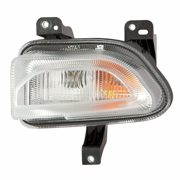 KAI New CAPA Certified Standard Replacement Front Driver Side Turn Signal/Parking Light Assembly, Fits 2015-2019 Jeep Renegade