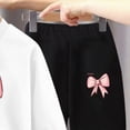 thumbnail image 4 of TOWED22 Toddler Baby Girl Boy Fall Winter Outfits Print Crewneck Sweatshirt Casual Pants 2pcs Clothes Set Casual Clothing(White,7-8 Y), 4 of 5