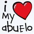 thumbnail image 2 of CafePress - I Love My Abuelo - Baby Light Bodysuit, Size Newborn - 24 Months, 2 of 4
