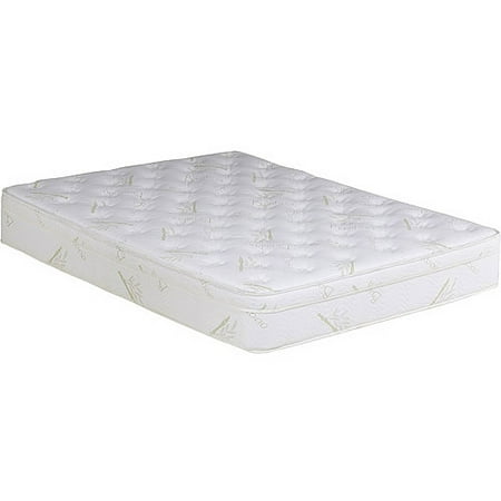 Pillow Top Cal King - Blue Magic Carmel Shallow Fill Softside Pillowtop with Foam Tubes Mattress, Cal King