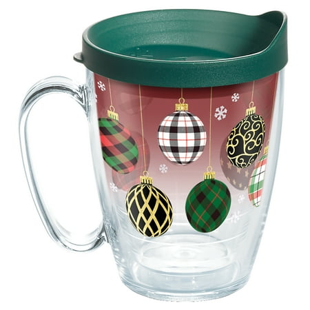 

Tervis Christmas Holiday Ornaments Made in USA Double Walled Insulated Tumbler Travel Cup Keeps Drinks Cold & Hot 16oz Mug Classic