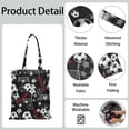 thumbnail image 3 of Sac Fourre-Tout en Toile pour Sports d'Équipe – Sac Fourre-Tout Réutilisable Imprimé Baseball Soccer Basketball pour Enfants Garçons Adolescents Athlètes Compétition Entraînement Softball Volleyball Tennis Golf, 3 of 5