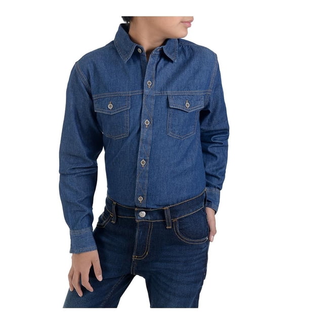 Camisa para Niño Yale T 04 Azul
