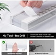 thumbnail image 2 of LazBlinds Cordless Cellular Shades for French Doors, No Drill French Door Blinds for Privacy, Blackout Light Blocking Honeycomb Shades for Sliding Doors Front Door Patio, 1 Pack, 22" W x 78" H, White, 2 of 6