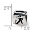 thumbnail image 4 of Aquarius Zodiac Charm .925 Sterling Silver Antique Finish Reflection Beads - QRS466, 4 of 5