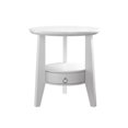 thumbnail image 1 of Bowery Hill 1 Drawer Accent Table in White, 1 of 2