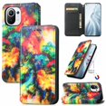 thumbnail image 1 of Compatible With Xiaomi Mi 11 Case Colorful Wallet Card Slot Pu Leather Kickstand Magnetic Rfid Blocking Cover, 1 of 3