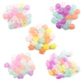 thumbnail image 2 of Perlas luminosas acrílicas, perlas sueltas fluorescentes, perlas de pulsera luminosas fluorescentes de fluorita artificial, 2 of 6