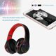 thumbnail image 5 of Auriculares Bluetooth con micrófono (negro + rojo) auriculares estéreo portátiles inalámbricos plegables Sincero Electrónica, 5 of 5