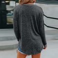 thumbnail image 3 of FRSASU Women'S Tops Clearance Stitching Loose Long Sleeve Shift Printed Sweatshirt, 3 of 5
