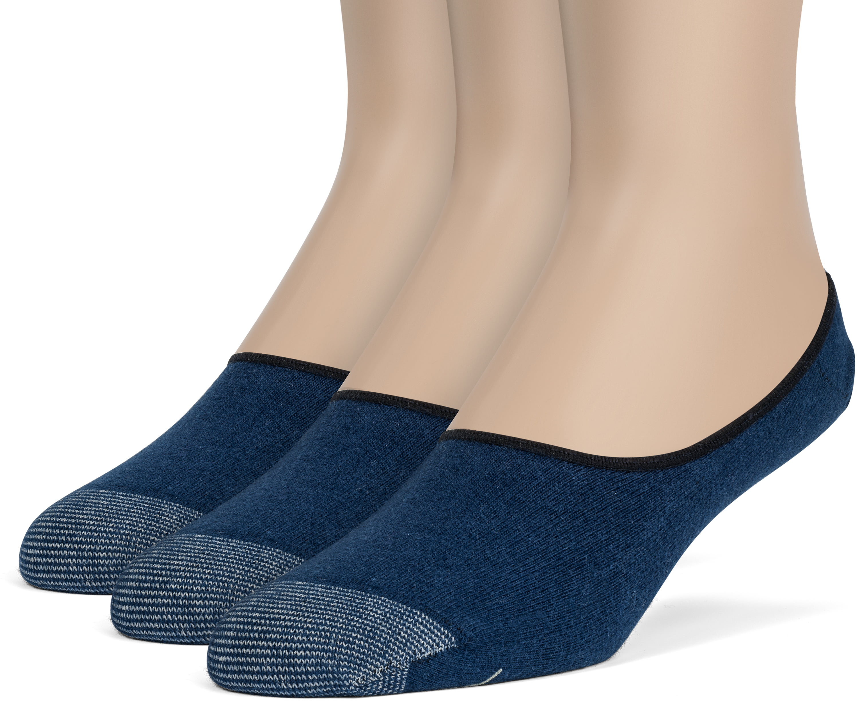 Women's Cotton Comfort No Show Liner Socks - 3 Pairs - Walmart.com