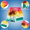 thumbnail image 6 of SILVERCELL Boys Swim Trunks with Boxer Brief Liner Swim Shorts Boys Compression Liner Youth Anti Swim Trunks 5-16 Years, 6 of 10