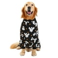 thumbnail image 2 of HDE Dog Pajamas One Piece Jumpsuit Lightweight Dog PJs Shirt for S-3XL Dogs Ghostly Stars L, 2 of 7