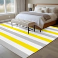 thumbnail image 4 of 5'x8' Area Rugs, Yellow Grey Indoor Outdoor Area Rug for Living Room Bedroom, Farmhouse Watercolor Modern Geometric Washable Bathroom Rugs Kitchen Floor Carpet Mats Home Decor Aesthetic, 4 of 8