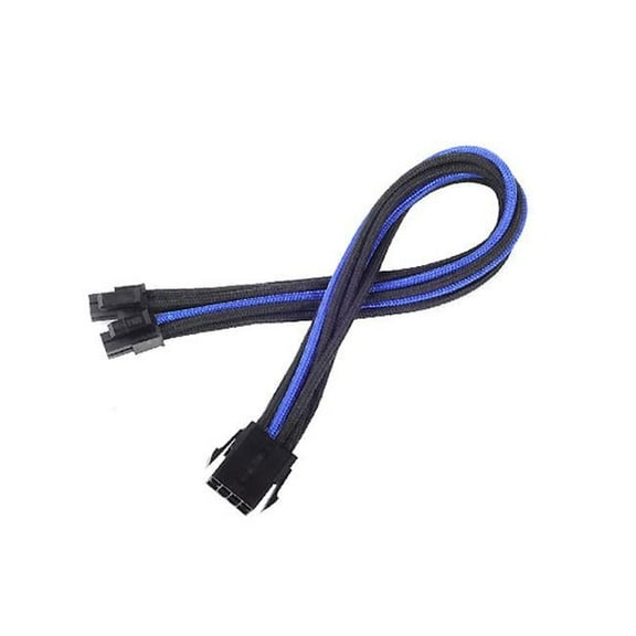 8 Pin 300 mm Power Cable Extender - Black with Blue