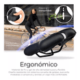thumbnail image 5 of Asiento Cómodo De Bicicleta Con Cojín Suave Gel Acolchonada Negro Linea Blanca, 5 of 5