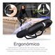 thumbnail image 5 of Asiento Cómodo De Bicicleta Con Cojín Suave Gel Acolchonada Negro Linea Blanca, 5 of 5