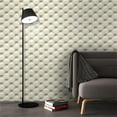 thumbnail image 3 of kiplyki 3D Leather textured Vintage wallpaper PVC Mural Realistic Look Waterproof, 3 of 9