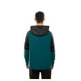 thumbnail image 5 of Men's New Era  Midnight Green Philadelphia Eagles Combine Authentic Color Block Raglan Pullover Hoodie, 5 of 5