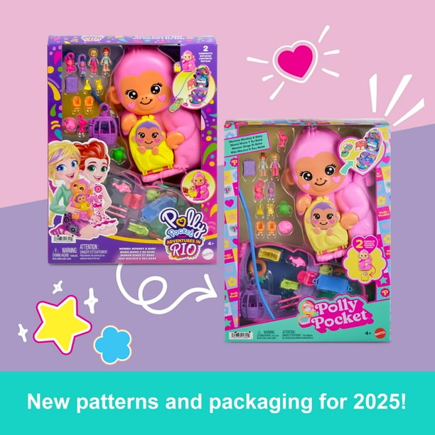 Polly Pocket Monkey Playset - DIY doll kits for hobby shops