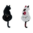 thumbnail image 4 of Yuarrent Reloj de pared con péndulo de gato, estilo único y fácil de leer, con construcción duradera, múltiples funciones Electrodomésticos blanco, 4 of 6