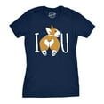 thumbnail image 1 of Womens I Corgi Butt You T Shirt Funny Dog Lover Tee for Ladies (Navy) - S, 1 of 3