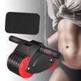 thumbnail image 6 of Abdominal Roller Wheel Training Abdominal Muscle Double Wheels for Men Women Red, 6 of 8