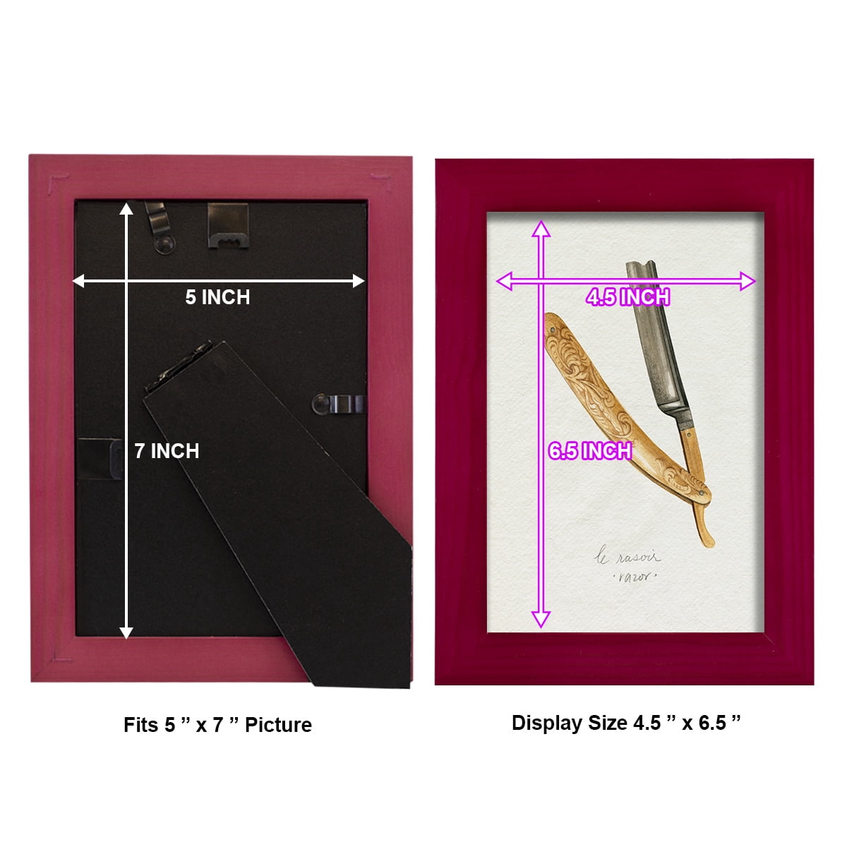 Gilded Toiletries I - Framed Print w/glass - Cherry Red