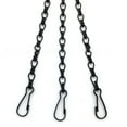 thumbnail image 7 of Clearance! Haidf Hanging Basket Chains, Hanging Basket Hangers, Flower Pot Basket Chains 3 Point Replacement Chain Hangers for Planters, Bird Feeders and Lanterns, Hanging Planter Chain, 20", Black, 7 of 7