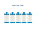 thumbnail image 2 of 2X Household to Impurity Rust Sediment Washing Machine Water Heater Shower Shower Water Filter Water Purifier Filter,20 * water purifier filter,white&blue, 2 of 6