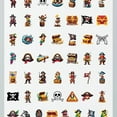 thumbnail image 4 of 35pcs-50pcs Whimsical Pirate Stickers Skull Cartoon Adventure Stickers for Luggage Laptop Suitcase, 4 of 9