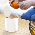 thumbnail image 5 of Bote de basura de mesa con tapa, mini bote de basura de mesa de 2,6 l, pequeño cubo de basura para escritorio, baño, cambiador, cocina, 5 of 5