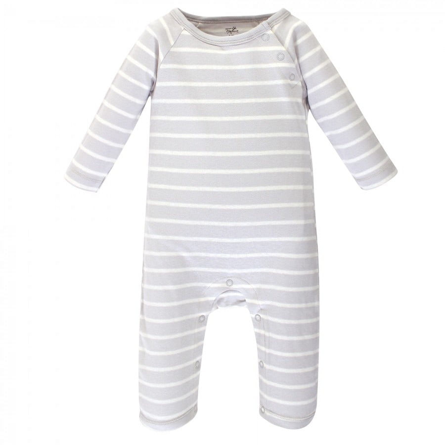 Touched by Nature Baby Boy Organic Cotton Coveralls 3pk, Boho Fox, 12-18 Months