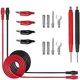 thumbnail image 1 of Multimeter Test Leads, Replaceable Needle Test Leads, Electronic Repair Tools, Combination Test Lead Kit, 1 of 5