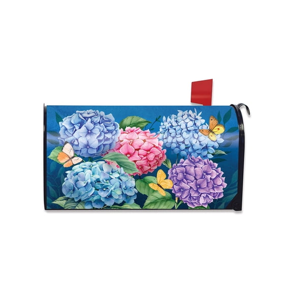 Briarwood Lane Spring Mailbox Cover  - Standard Size - Colorful Hydrangeas For Spring Mailbox Cover