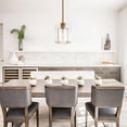 thumbnail image 4 of 7.87" Gold Crystal Pendant Light Fixture,Modern Kitchen Pendant Light Over Island,Indoor Crystal Mini Hanging Lighting for Kitchen Dining Room, 4 of 8