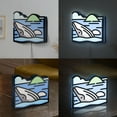 thumbnail image 2 of Ocean LED Lightbox - Aquatic Whale & Marine Mammal Decor for Coastal Vibes, Custom Led Sign for Home Office Shop Decor (Height 12 inch, 30cm), 2 of 9