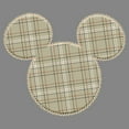thumbnail image 2 of Boy's Mickey & Friends Mickey Mouse Plaid Silhouette  Performance Graphic Tee Charcoal Heather Large, 2 of 4