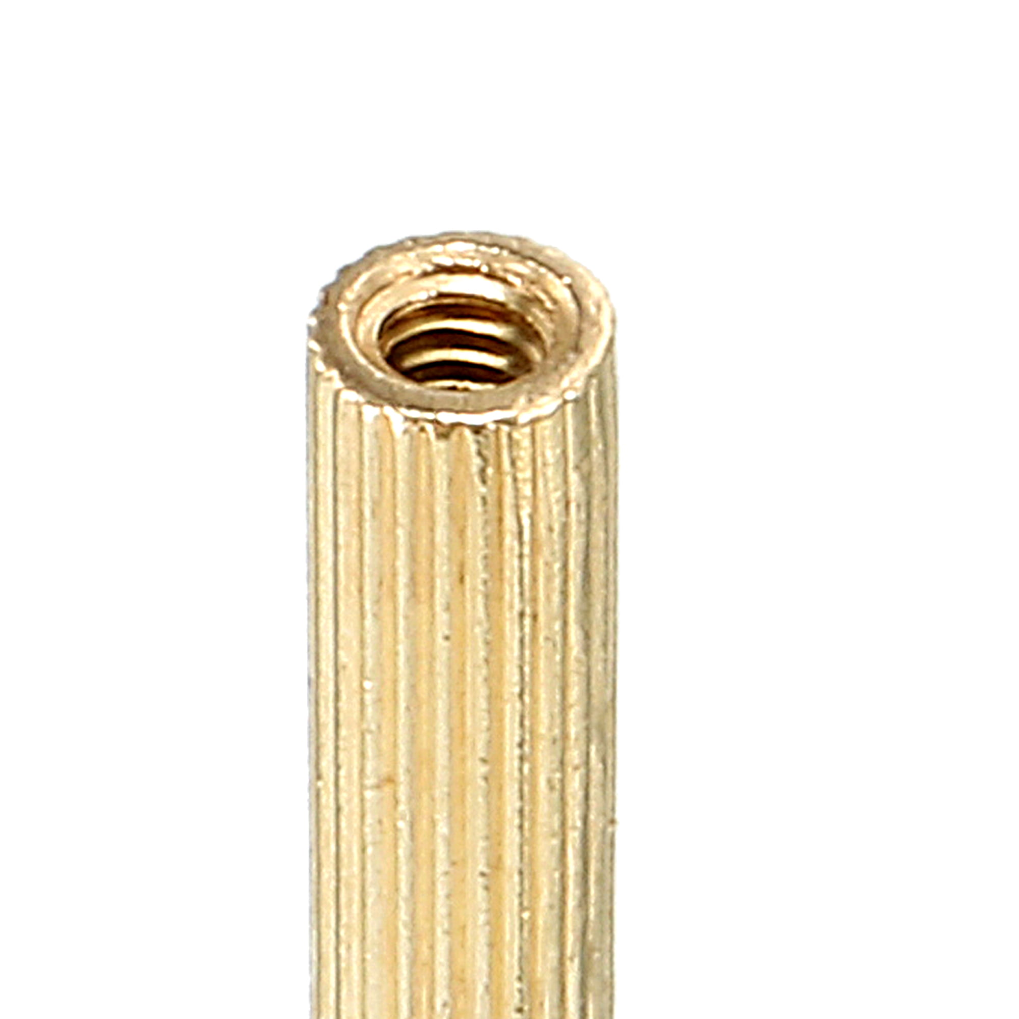 100pcs M2 8+4mm Female Male Thread Brass Round Standoff Spacer Screw PCB Pillar 