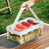 Portable Insulated Lunch Box with Ice Pack | Leak-Proof Food Storage Container for Picnics, Travel & Work | Microwave & Fridge Safe Bento Box | 12.8X9.5X23.5Cm