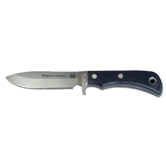 Knives of Alaska Magnum Alaskan Knife, Suregrip Handles, Black,
