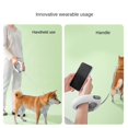 thumbnail image 4 of angle-Free Retractable Dog Leash | 3M Strong Nylon Tape | One-Handed Brake, Pause, Lock (White) Dog Walking Leash with LED, 4 of 5