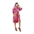 thumbnail image 2 of KLAVATE Women's Kantha Kimono Cotton Bathrobe Cardigan Sleepwear Nightgown, 2 of 4