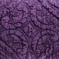 thumbnail image 5 of Purple Quilted Velvet Lumbar Throw Pillow, 5 of 5