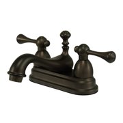 Elements of Design Vintage Centerset Bathroom Faucet with Drain Assembly