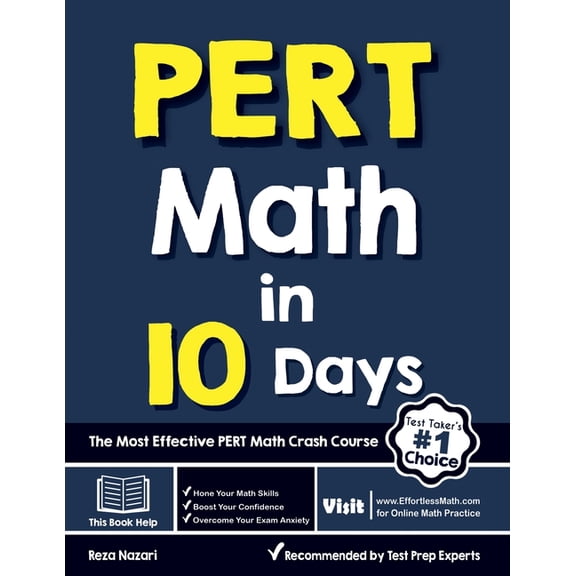 PERT Math in 10 Days: The Most Effective PERT Math Crash Course, (Paperback)