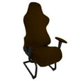 thumbnail image 1 of serony Housse de Chaise de Jeu Douce pour Fauteuil Housse de Chaise de Bureau Housses de Chaise Pivotante Chaise de Jeu Inclinable de Course Café Foncé, 1 of 8